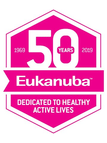 Logotipo del 50 aniversario de Eukanuba